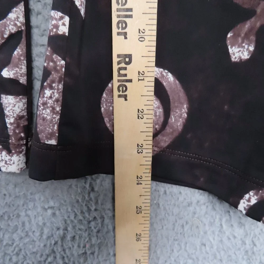 Vintage Equestrian Designs Riding Pants Womens Size P XS Brown Stars‎ and Shells - Picture 12 of 13